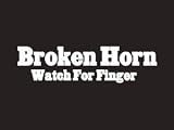 #103 Horn Broken Watch For Finger Bumper Sticker / Vinyl Decal