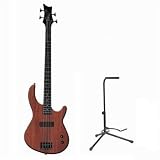 Dean E09 Edge Bass Guitar Combo with AB Gig Bag and Stand - Mahogany Finish