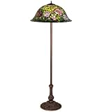 Meyda Tiffany 30368 Tiffany Glass Tiffany Rosebush Stained Glass Tiffany Floor Lamp from the Tiffa