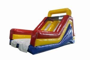Inflatable Interactive Rock Climb Dry Double Lane Slide Includes 1.5 Hp Blower-image