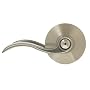 Schlage F40ACC619 Accent Privacy Lever, Satin Nickel