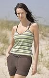 Sunscape Stripe Two Piece Racerback Tankini Swimsuit by South Point - Plus Size Swimwear Plus Size Swimsuit