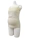 さりげなく上品でスタイリッシュ レーシー授乳キャミソール (パッド付) 【クレア】 授乳服/杢ホワイト/M