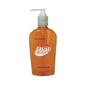 Hand-Soap-Pump-Bottle-Antibacterial-7-5-Ounces-Gold-12-Carton-DCP84014