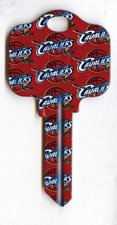 Cleveland Cavaliers Kwikset KW1 House Key