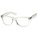 MLC EYEWEAR Ice Clear Edition Horn Rimmed Glasses - Clear Lens