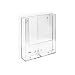 Azar 252112 Wall Mount Brochure Holder, 10 Count