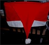 SANTA hat CHAIR covers - set of 4 - Christmas decorations