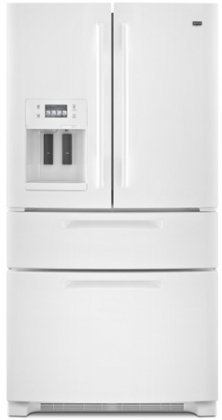 25 cu. ft. Ice2O Easy Access Refrigerator with Easy Access Drawer Energy-saving Design Color LCD Touch Screen Right Size Ice Cubes and LED Interior Lighting