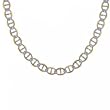 Mens Two Tone Gucci Necklace Yellow & White Gold Lobster Clasp