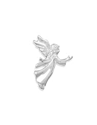 Genuine Elegante Brooch. Small Angel Lapel Pin. 100% Satisfaction Guaranteed.