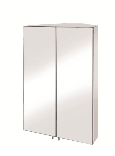 Croydex WC766105YW Avisio Double Cabinet Stainless