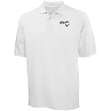 NCAA South Florida Bulls White Blazer Logo Pique Polo