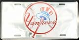 NY New York Yankees MLB Chrome License Plate Plates Tag Tags auto vehicle car front