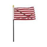 1st Navy Jack flag 4 x 6 inch