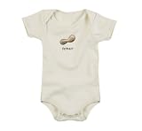 Kee-Ka Organic S/S Bodysuit Peanut, 3-6 Months