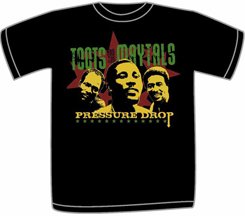 TOOTS AND THE MAYTALS - Pressure Drop - Black T-Shirt
