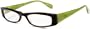 Scojo Women's Sidney Place Reader,Tortoise and Green Frame/Clear Lens,2.50