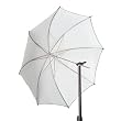 101cm 2in1 Durchlichtschirm & Reflexschirm - au�en schwarz, innen silber oder nur wei� durch abnehmbaren schwarzen Stoff - 40 101cm