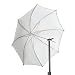 Parapluie Diffuseur / R�flecteur 2en1 - ext�rieur noir / int�rieur argent convertible blanc uniquement - enveloppe amovible - 43 109 cm