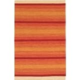 2' x 3' Flat-weaved Traditional Rug New Zealand Wool by Chandra Rugs