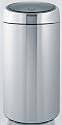 Brabantia Touch Bin, De Luxe, 45litre Matt Steel Fingerproof