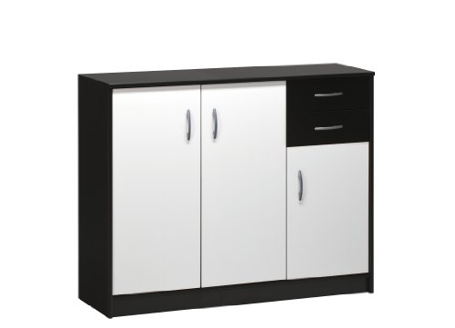Maja 18093735 Kommode 1066 x 870 x 350 mm, schwarz - wei&szlig; uni Preisvergleich