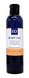 EO Body Oil for Massage & Moisture, Rose Geranium & Citrus, 8-Ounce Bottles (Pack of 2)