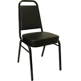 Banquet Office Restaurant Food Retail Stack Vinyl Chair by Everlast Furniture
