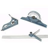 Buy 12 Combination Protractor 4 Pc Set by ezMachineTool