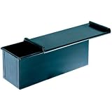 Paderno World Cuisine BLUE STEEL BREAD PAN W  LID L 7 7 8 X W 4 X H 4 by 