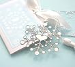 Mark the Date Snowflake Bookmarks - Baby Shower Gifts & Wedding Favors