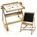 Lipper Child's Convertible Desk / Easel / Chalkboard