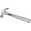 Vaughan-Bushnell D010 Vaughan Octagon-Faced Wood Handle Hammer