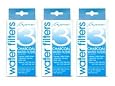 Capresso 4440.90-3PK Charcoal Water Filters, 1 Year Supply