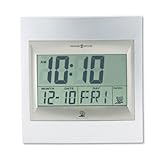 Howard Miller Radio Control Techtime II LCD Wall/Table Alarm Clock Silver S ....