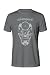 Campagnolo Sportswear Men's Skull T-Shirt, Titanium, X-Large