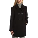 Liz Claiborne Women's Liz Claiborne Short Luxury Wool Pea Coat