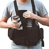 Newswear Mens Digital Chestvest, Digital SLR Camera & Lens Carry System, Black.