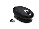 Smartfish Technologies, L4200C, Whirl Mini Laser Mouse with Anti-Gravity Comfort Pivot (Carbon)