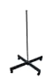 Lamp Stand with Wheels in Black Finish