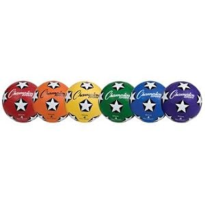 Champion Sports Rubber Cover Soccer Ball Set – Size 4