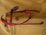 PONY WEAVER TACK BRIGHT PINK NYLON HEADSTALL BRIDLE