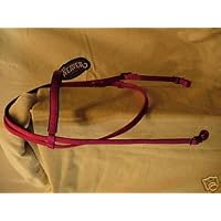 PONY WEAVER TACK BRIGHT PINK NYLON HEADSTALL BRIDLE