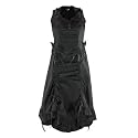 Living Dead Souls Trägerkleid BLACK ROSE DRESS black