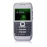 W71 Windows Mobile 6.1 Wifi Java Dual Card Quad Band Qwerty Keypad Flashlight Touch Screen Cell Phone Gray and Silver