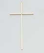 Fine All Metal Gold Tone Cross - Wall Mount - 8'' in Height - IMPORTED FROM ITALY