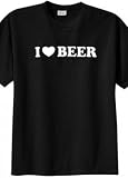 Big Mens I Love Beer Graphic T-Shirt (Big & Tall and Regular Sizes)