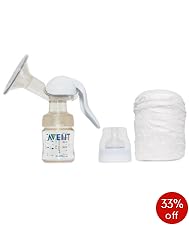 Philips AVENT PES Manual Breast Pump with AVENT Disposable Breast Pads