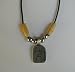 Kokopelli Pendant Black Leather Necklace